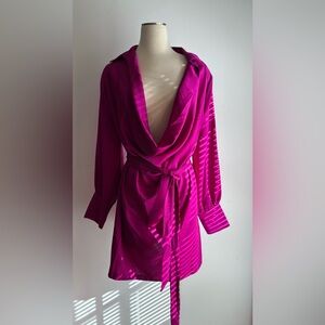 Elegant Fuchsia Dress